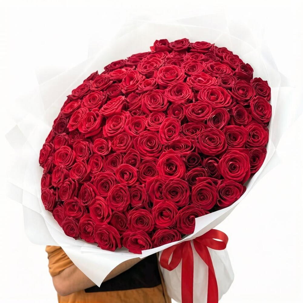 🌹105 РОЗА КРУПНАЯ КРАСНАЯ СОРТА РЕД НАОМИ 🌹